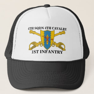 Camionero 4to GORRA de la INFANTERÍA de la 4ta CABALLERÍA 