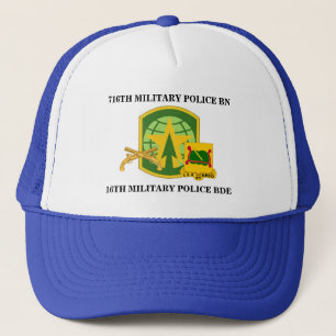 Camionero 716TH GORRA del BATALLÓN de la POLICÍA MILITAR