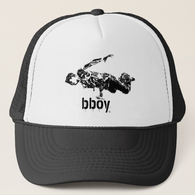 Camionero actitud bboy del gorra de Jeffrey (Anverso)