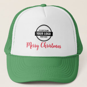 Camionero Agregar Gorra de Navidades corporativos con logoti