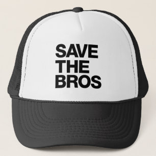 Camionero Ahorre el gorra de Bros - negro
