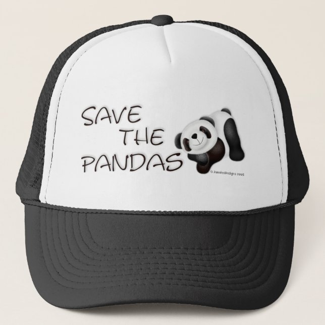 Camionero Ahorre el gorra de las pandas (Anverso)