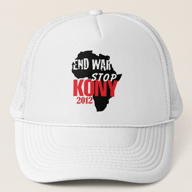 Camionero Alto al Gorra de Kony 2012 (Anverso)