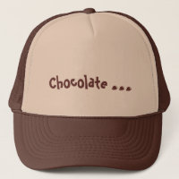 Amantes del chocolate gorra con dulces de chocolat
