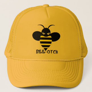 Camionero Amarillo del gorra de la Abeja-otch