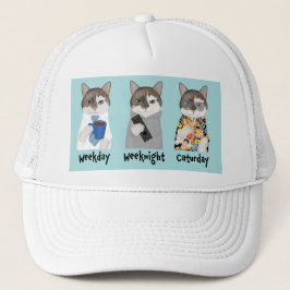 Camionero Ami El Gorra De Gatos De Office