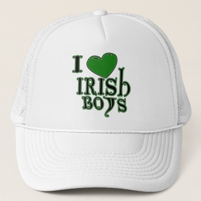 Camionero Amo al Gorra de los chicos irlandeses (Anverso)