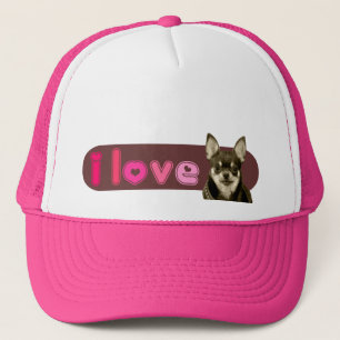 Camionero amo el casquillo/el gorra de la chihuahua