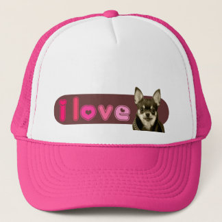 Camionero amo el casquillo/el gorra de la chihuahua