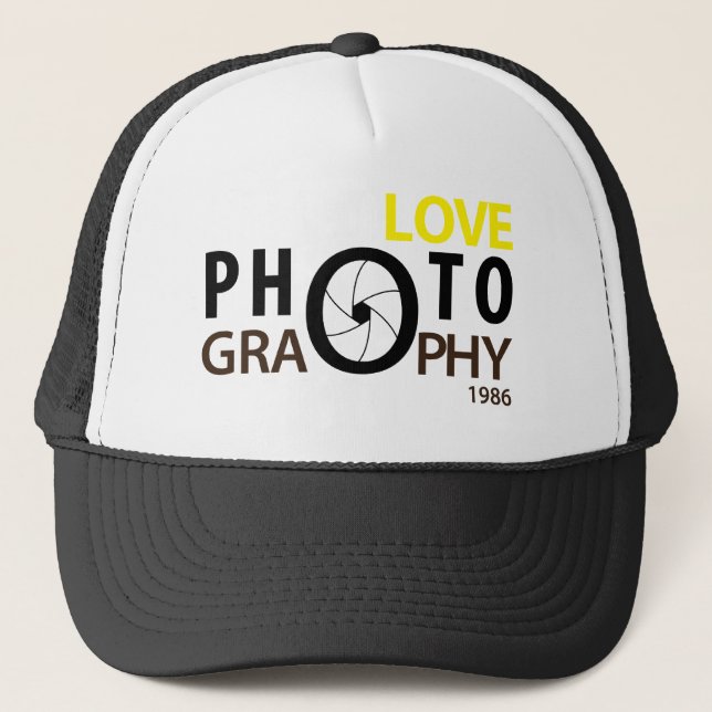 Camionero amo el gorra de la fotografía (Anverso)