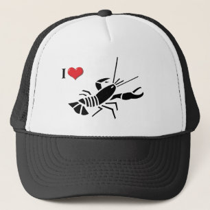 Camionero Amo el gorra de la langosta