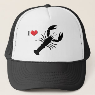 Camionero Amo el gorra de la langosta