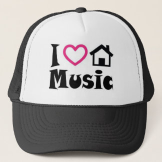 Camionero Amo el gorra de la música de la casa