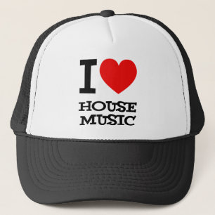 Camionero Amo el gorra de la música de la casa