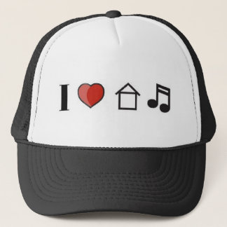 Camionero Amo el gorra de la música de la casa