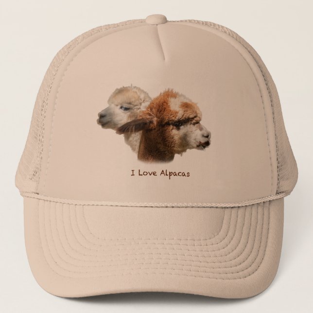 Camionero Amo el gorra de las alpacas (Anverso)