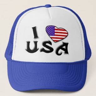 Camionero Amo el gorra de los E.E.U.U.