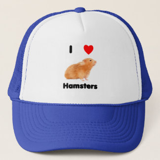 Camionero Amo el gorra de los hámsteres