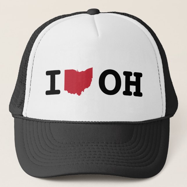 Camionero Amo el gorra de Ohio (Anverso)