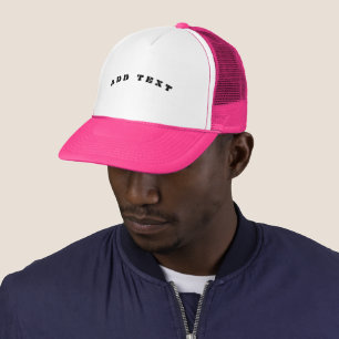 Camionero Añadir texto de estilo casual y retro, gorra de mo