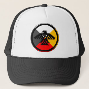 Camionero Anishinabek Dodem y gorra de 4 direcciones