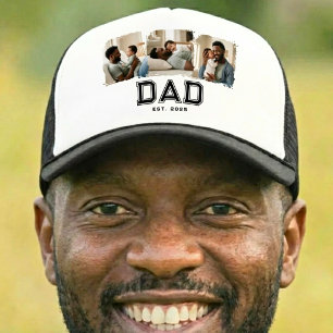 Camionero Año de fundación del papá Foto 3 Negrita Gorra Bla