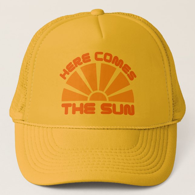 Camionero Aquí viene el gorra de The Sun (Anverso)