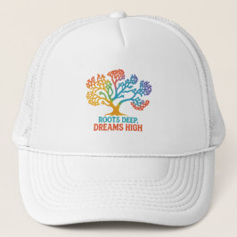 Camionero Arte de Naturaleza Inspirador Gorra de Árbol Arcoí