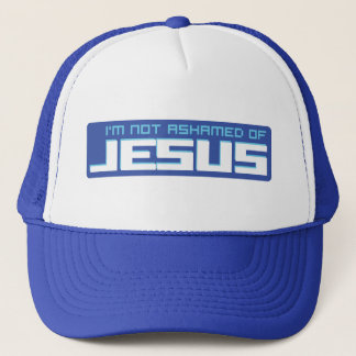 Camionero Azul del gorra de Jesús
