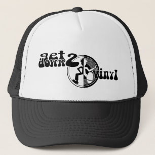 Camionero Bajar al gorra gráfico de vinilo