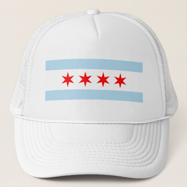Camionero Bandera de Chicago, Gorra de Illinois (Anverso)