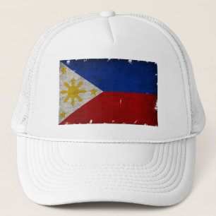 CAMIONERO BANDERA DE FILIPINAS REGALO SOUVENIR ANTIGUO GORRA