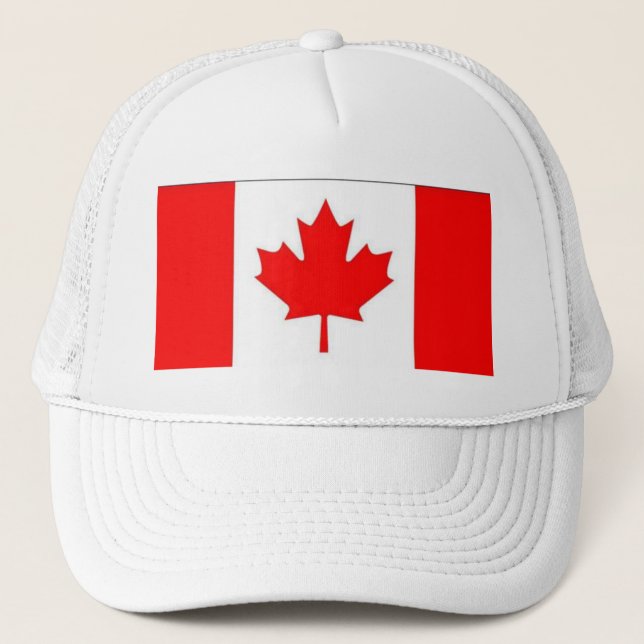 Camionero Bandera del gorra de Canadá (Anverso)