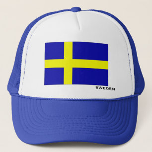 Camionero Bandera del gorra de Suecia