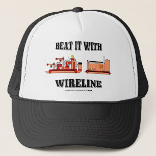 Camionero Bátalo con el cable metálico, gorra de Slickline