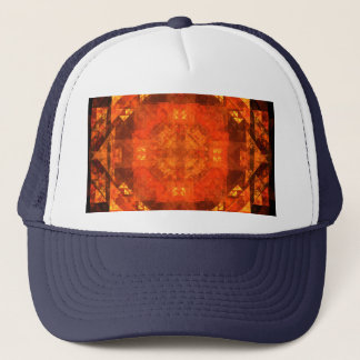 Camionero Bendiciendo al Gorra de arte abstracto