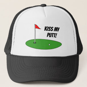 Camionero Besa a mi gorra deportivo de putt para golfista