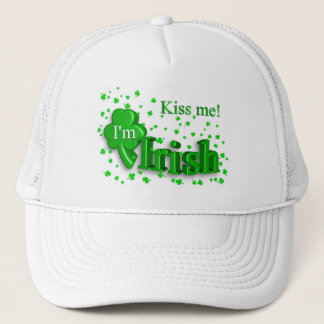 Camionero Béseme que soy gorra del día de St Patrick del