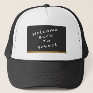 Camionero Bienvenido De Nuevo Al gorra Escolar