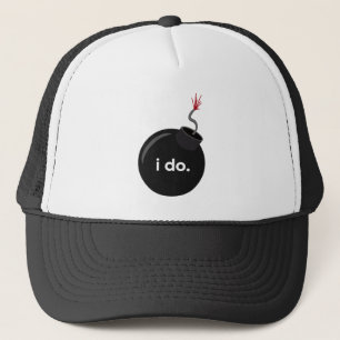 Camionero Bomba de la boda - gorra de la despedida de