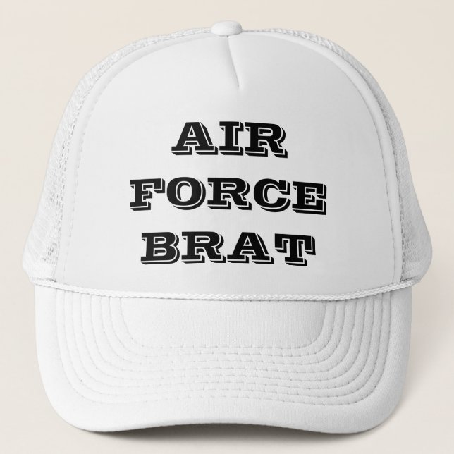 Camionero Brat de la Fuerza Aérea gorra (Anverso)