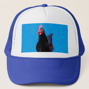 Camionero Calzado de pollo azul, Gorra