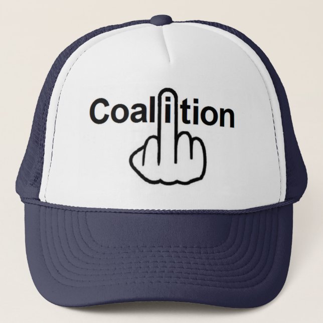 Camionero Cambio de coalición gorra (Anverso)
