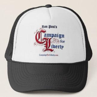 Camionero Campaña para el gorra RON PAUL de la libertad