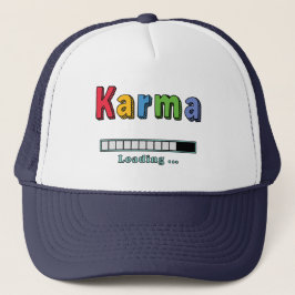 Camionero Cargando Karma... Gorra de béisbol