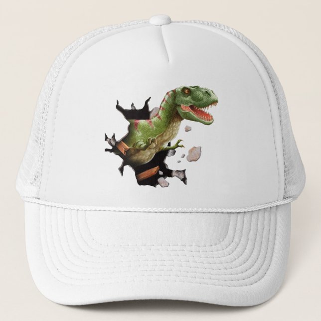 Camionero Casquillo del gorra de béisbol de T-Rex (Anverso)