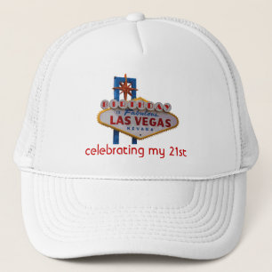 Camionero Celebración de mi 21ro gorra de Las Vegas del