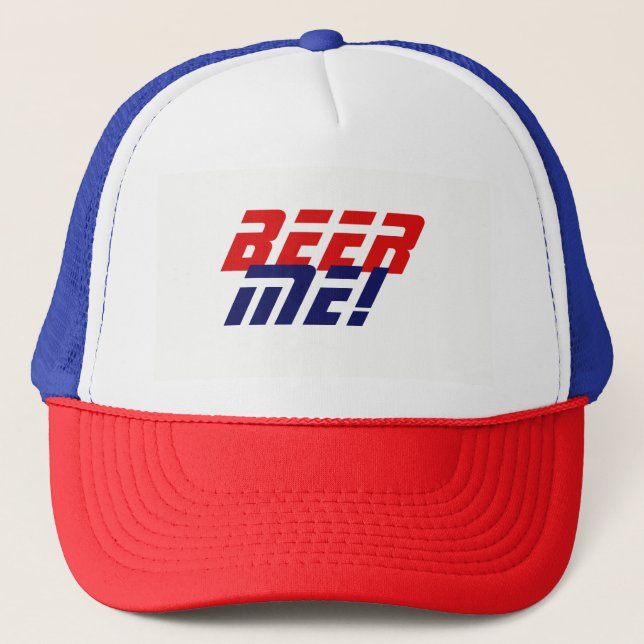 CAMIONERO ¡CERVEZA YO! GORRA DE BÉISBOL (Anverso)