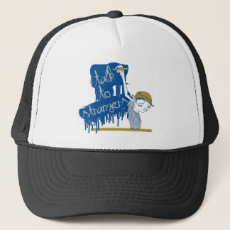Camionero Charla al gorra de los extranjeros