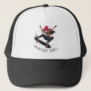 Camionero Chica de patinaje Gorra de patinaje